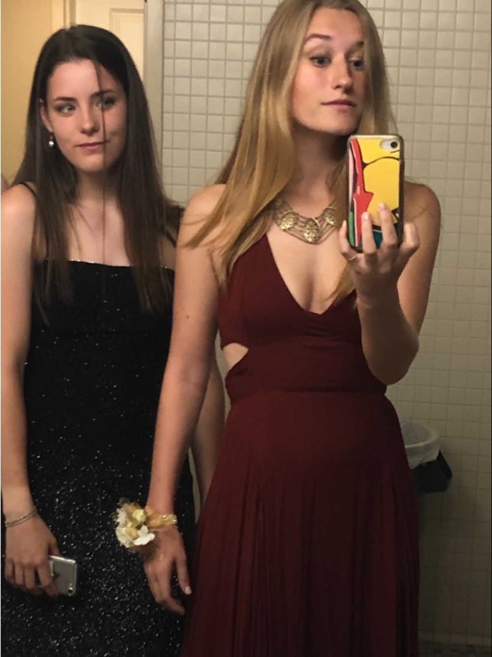Free People Burgundy Maxi Dress